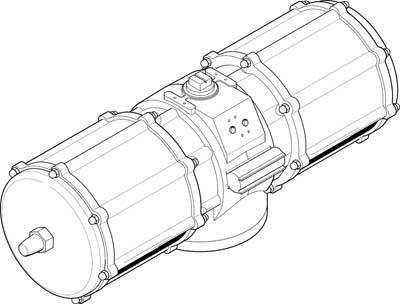 купить FESTO Schwenkantrieb 560856 DAPS-4000-090-RS1-F25