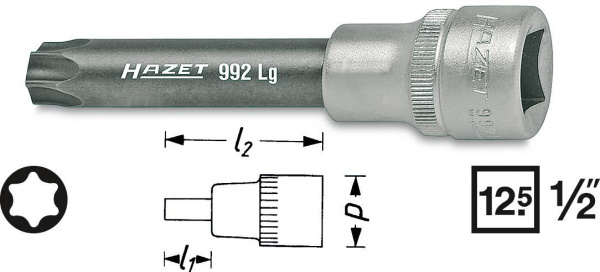 купить Hazet  992LG-T50 Innen-TORX Steckschluessel-Bit-Ein