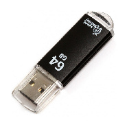 купить Флеш-память Smartbuy 64GB V-Cut Black