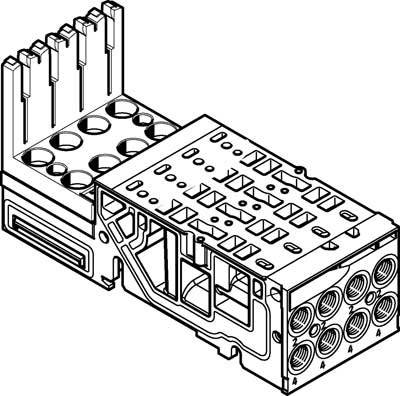 купить FESTO Anschlussplatte 546802 VMPA1-AP-4-1-EMS-8  -