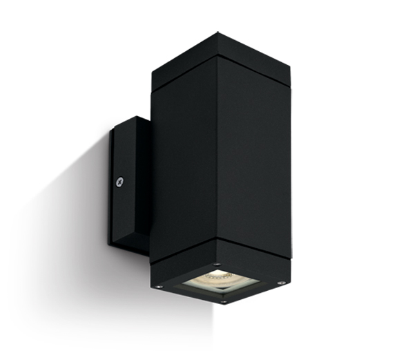 купить LID15359 Schrack Technik Cube 1-WL, 2x35W, MR16, GU10, 100-240V, IP54, schwarz