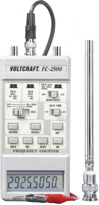 купить Frequenzzaehler VOLTCRAFT FC-2500 50 MHz - 2.5 GHz,
