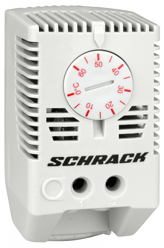 купить IUK08565 Schrack Technik Heizungsthermostat, 1 Öffner, rot, 0°-60°C