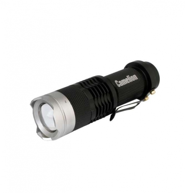 купить Фонарь LED5135 (LED XPE ZOOM 3 реж 1хLR6 алюм. блистер черн.) Camelion 12915