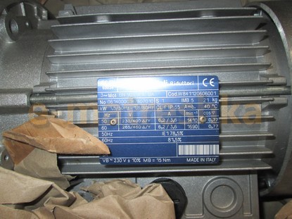 купить Электромотор BONFIGLIOLI BN90LA4 1690RPM 3PH 1.8KW 440-480V-AC AC ELECTRIC MOTOR