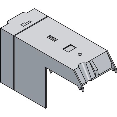 купить Заглушки Ш=600 мм,24 мод,RAL7035 (3 шт)