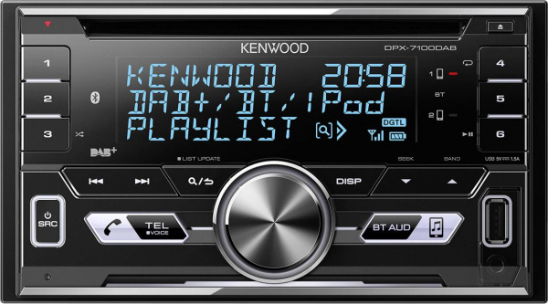 купить Kenwood DPX-7100DAB Doppel-DIN Autoradio Bluetooth