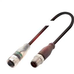 купить BCC0J4U Balluff Connector cable, Connector straight M12x1, Female straight M12x1, PUR, 5.00 m
