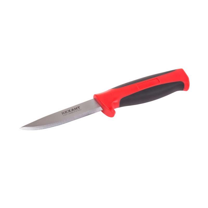 купить Нож строительный нержавеющая сталь лезвие 90мм Rexant 12-4922