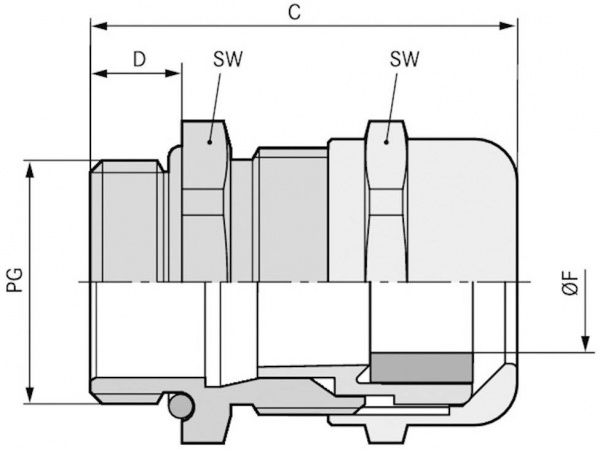 купить LAPP SKINTOPВ® MSR PG 48 Kabelverschraubung  PG48