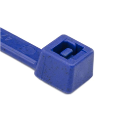 купить 111-00830 HellermannTyton Metal Content Tie, 8" Long, 50lb Tensile Strength, PA66MP, Blue, 100/pkg