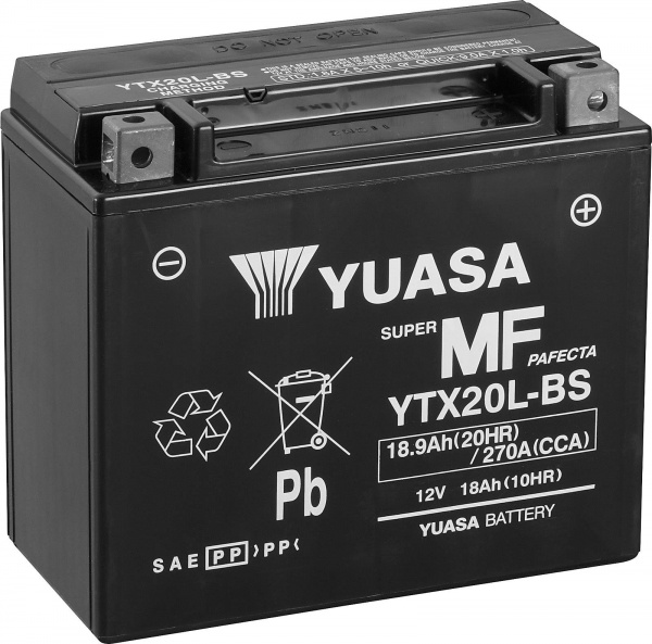 купить Yuasa YTX20L-BS Motorradbatterie 12 V 18 Ah  Passe
