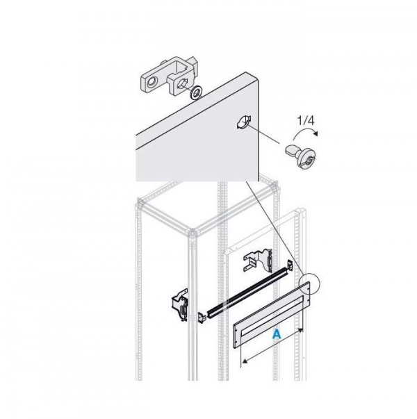 купить DIN-рейка 400мм ABB 1STQ008041A0000