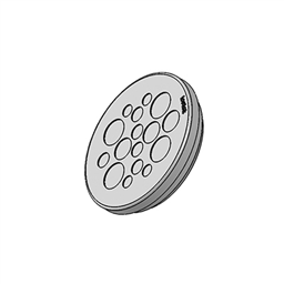 купить 43550 Icotek KEL-DP 50|16 A gy / Cable entry plate, round, pluggable, for wall thickness 1.5 - 2.5 mm, IP65