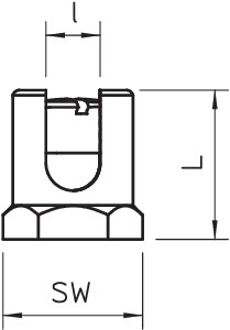 купить Крепление для провода уравн. потенциалов B 33021 (Латунь) OBO 6404014