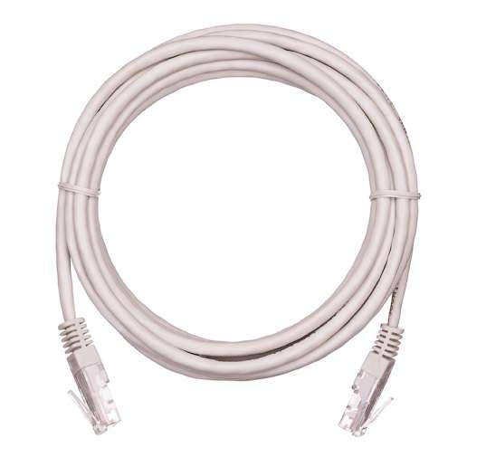 купить Патч-корд U/UTP 5е RJ45/8P8C 4 пары PVC мж обмедн. 1м сер. NETLAN EC-PC4UD55B-010-GY-10