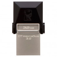 купить Флеш-память Kingston microDuo 3C, 32Gb, USB 3.1, Type-C, сере,DTDUO3C/32GB