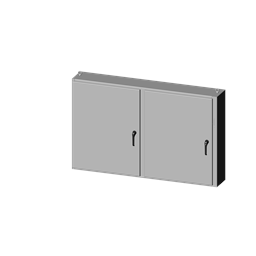 купить SCE-48X2D7812 Saginaw 2DR Disc. Enclosure / ANSI-61 gray powder coating inside and out. Optional sub-panels are powder coated white.