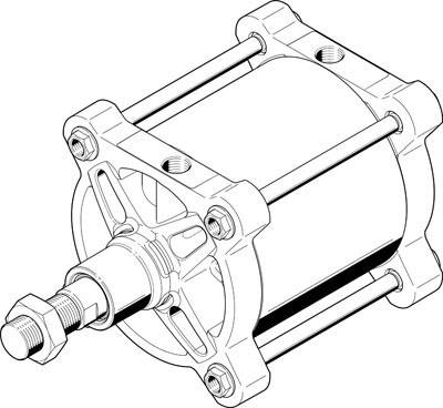 купить FESTO 2537459 DSBG-200-400-P-N3 Normzylinder  Hubl