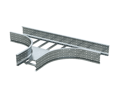 купить Ответвитель для лестн. лотка Т-образ. 200х200 R-660 гор. цинк ДКС ULT622HDZ