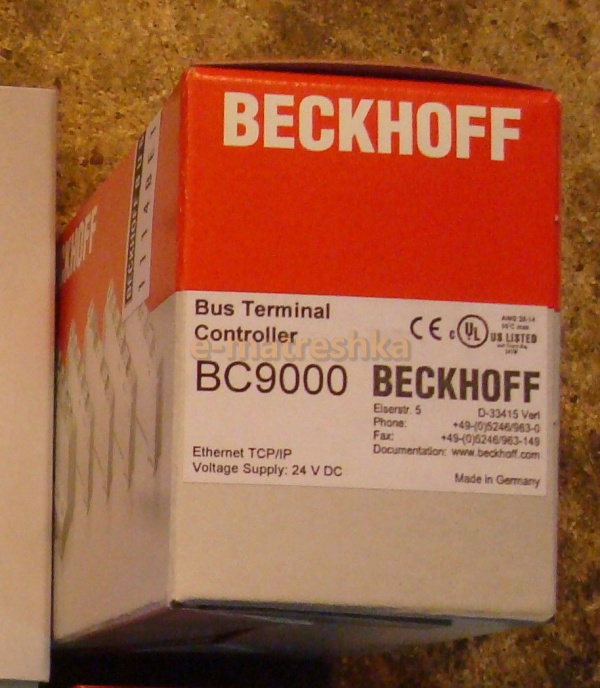 купить контроллер модуля входа-выхода 100370, BC9000 (Beckhoff)