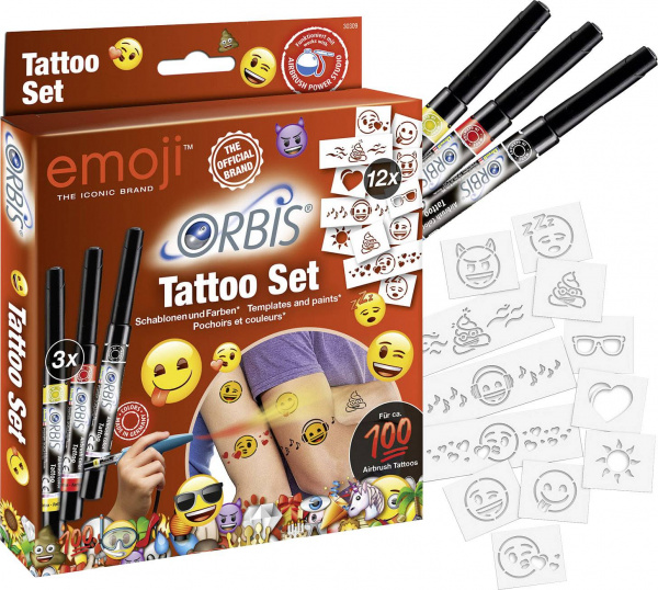 купить Orbis Emoji Tattoo Set 30309