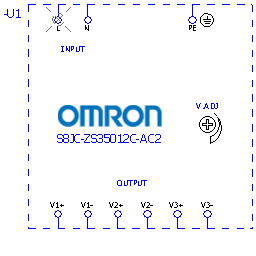 купить S8JC-ZS35012C-AC2 Omron Power supplies, Single-phase, S8JC