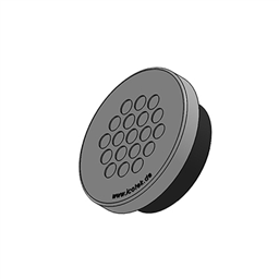 купить 43758 Icotek KEL-DPZ 50|19 gy / Cable entry plate, with locknut, IP66 / IP68, M50 x 1,5