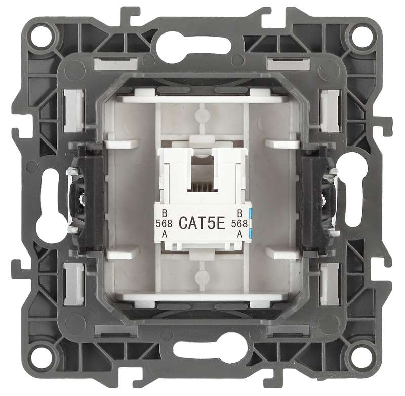 купить Розетка информационная RJ45 12-3107-15 перламутр ЭРА Б0019353