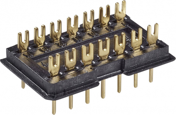 купить DIL-Stecker 1 St. DILS 14 GO Fischer Elektronik Po