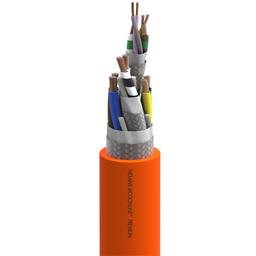 купить 49391860 Nexans PUR- hybrid cable (4G4,0+(2x1,0)C+(2x0,24+2x2x0,09)C)C