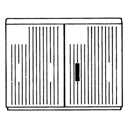 купить 843152 General Electric EH3/AP 2 kit-form cabinet with anti fly posting surface 875x1115x320