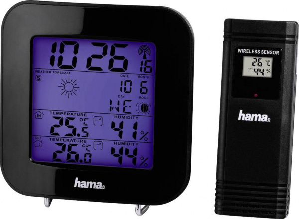 купить Hama EWS-200, SW 00136222 Funk-Wetterstation