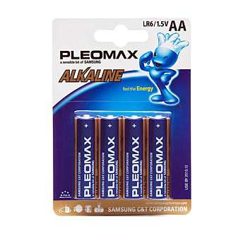 купить Элемент питания алкалиновый LR LR6 BP-4 (блист.4шт) Pleomax C0019242