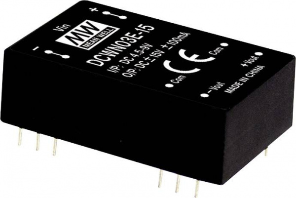 купить Mean Well DCWN03A-15 DC/DC-Wandlermodul   100 mA 3