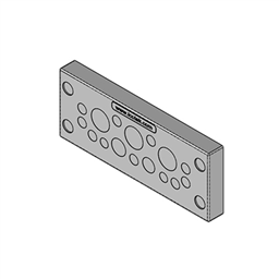 купить 99300.013 Icotek KEL-DPU 24|16-1-BS gy / Cable entry plate, screw assembly / pluggable, IP66, with fire penetration seal IFPS, EI30/E45