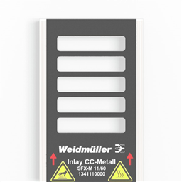 купить 1474440000 Weidmueller Cable coding system / Cable coding system, 7 - 40 mm, 11 mm, Printed characters: To customer specification (Please send M-Print PRO file), Chrome coated aluminium (AL)