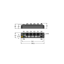 купить 6814025 Turck Compact multiprotocol I/O module for Ethernet 4 Analog Inputs, Configurable as Voltage, Current, RTD or Thermocouple
