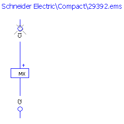 купить 29393 Schneider Electric voltage release Compact MX / 125 V DC / NS630