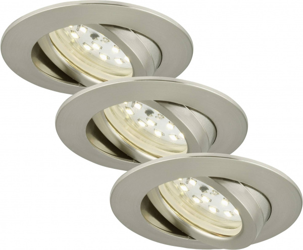 купить Briloner  7232-032 LED-Einbauleuchte 3er Set EEK: