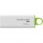 купить Флеш-память Kingston DataTraveler I G4, 128Gb, USB 3.0, белый, DTIG4/128GB