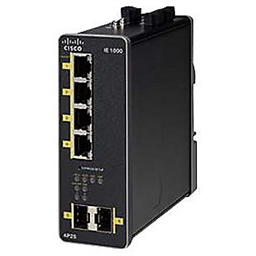 купить IE-1000-4P2S-LM Cisco IE1000 Industrial Ethernet Switch / IE1K with 2 GE SFP, 4 PoE 10/100 with total of 6 ports