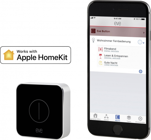 купить Eve home Button Funk-Wandschalter    Apple HomeKit
