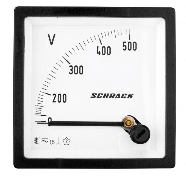 купить MGF67500A Schrack Technik Voltmeter, 72x72mm, 500V AC