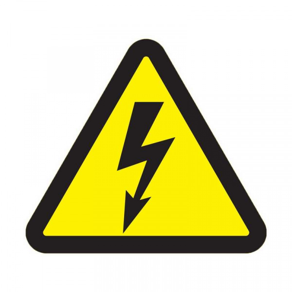 купить Наклейка знак электробезопасности "Опасность поражения электротоком " 100х100х100мм Rexant 56-0005