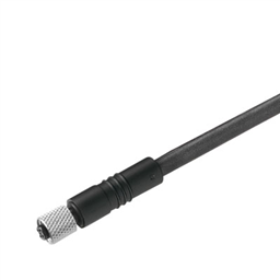 купить 1873251000 Weidmueller Sensor-actuator Cable (assembled) / Sensor-actuator Cable (assembled), One end without connector, M5, No. of poles: 4, Cable length: 10 m, Female socket, straight