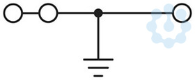 купить Клемма заземления STS 2.5-TWIN-PE Phoenix Contact 3031733