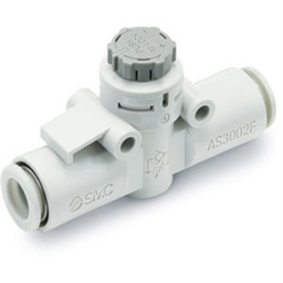купить AS2052F-06A SMC AS***2F-A, Speed Controller, One-touch Fitting, In-line, Push Lock