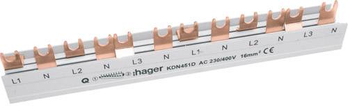 купить Hager KDN451D Phasenschiene    4polig  80 A