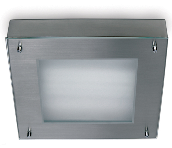 купить LID11315 Schrack Technik Ross-Q 2x24W 2G11, 230V, IP20, gebürstetes chrom